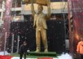 La estatua ”blooper” de Marcelo Gallardo podría ser modificada