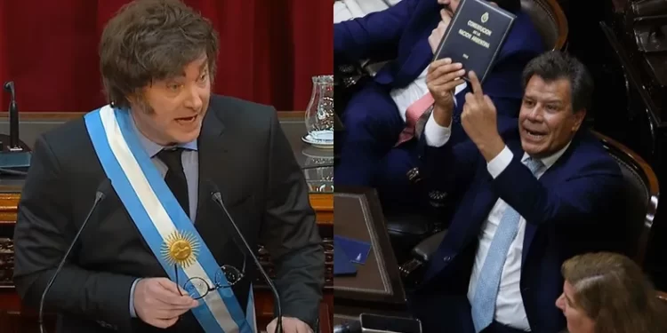 El grotesco Milei, Manes, Caputo